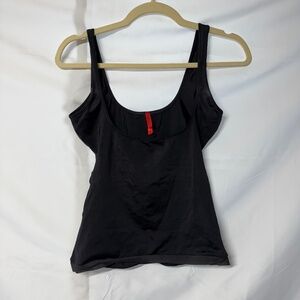 Spanx Simplicity Open Bust Shaping Tank Women's Size M Black